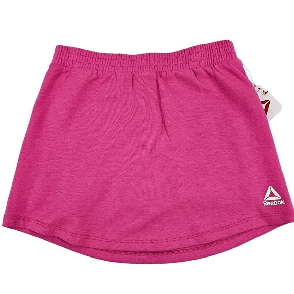 Reebok Girls Active Velocity Skort (Skirt w/Compression Shorts) – Pink – S/M/L - Picture 2 of 16